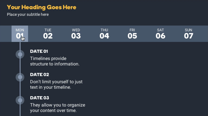 Storyline 360: Animated Timeline Tabs Interaction