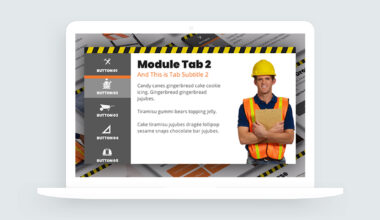 Storyline 360: Construction-Themed E-Learning Template