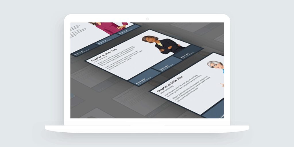 Storyline 360: 3-Button Tabs Interaction